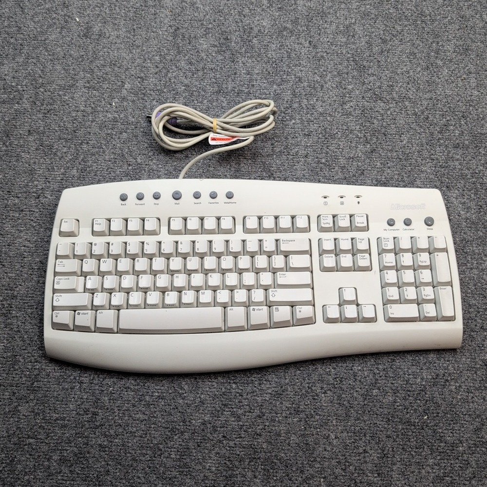 Microsoft RT9410  Internet Keyboard PS/2‎ Wired V 56TWR X04-71487